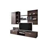 Composición para TV con Iluminación LED en Wenge