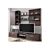 Composición para TV con Iluminación LED en Wenge