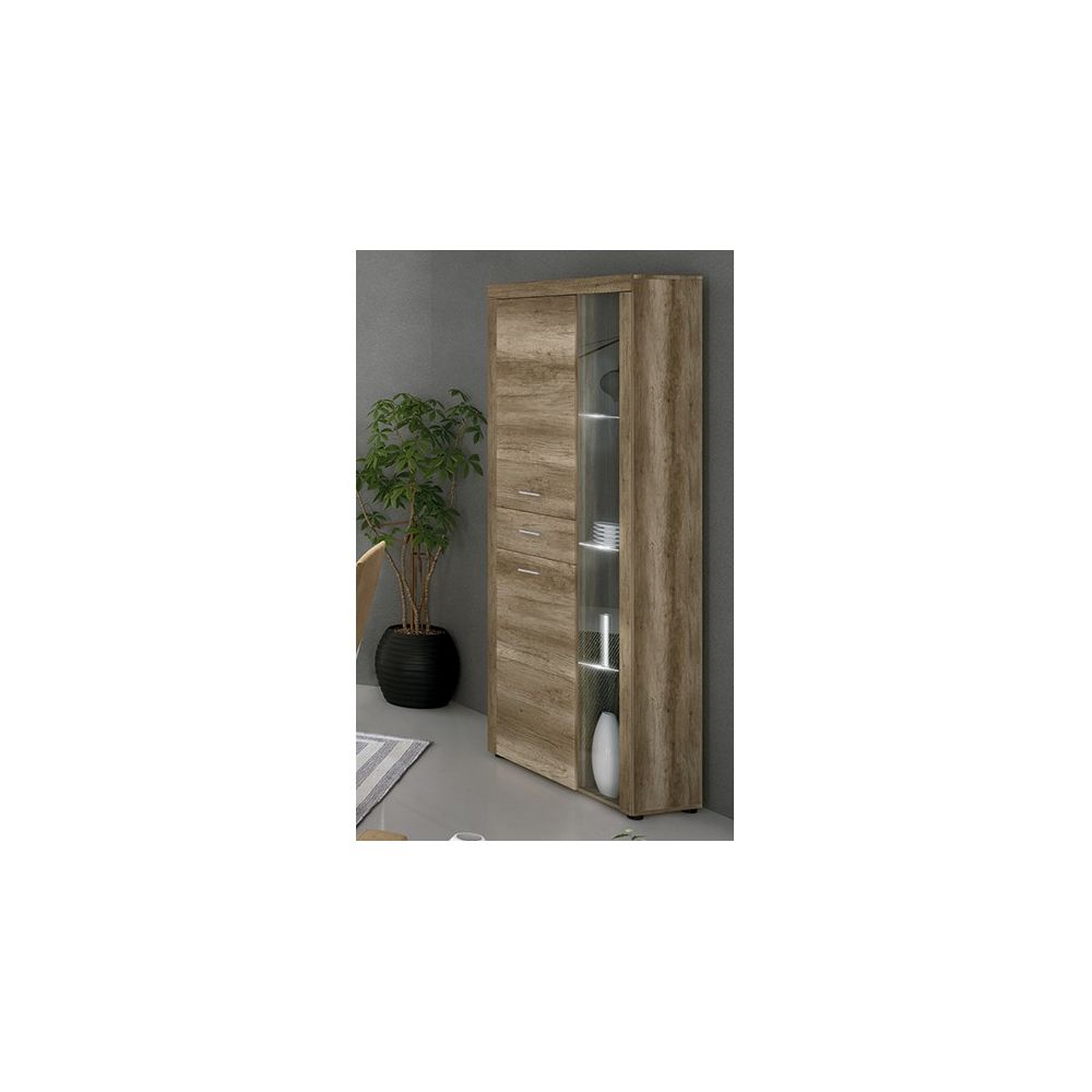 Mueble de Comedor, Color Cañón, 230 cm (Anc) x 212 cm (Al) x