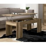 Mueble de Comedor, Color Cañón, 230 cm (Anc) x 212 cm (Al) x