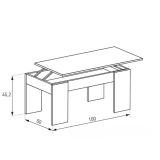 Mueble de Comedor, Color Cañón, 230 cm (Anc) x 212 cm (Al) x