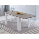 Mesa de Comedor Extensible, Mesa Salón, Robusta, Color Andersen Pino, andersen pino gris