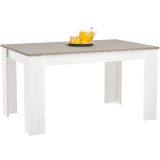 Mesa de Comedor Extensible, Mesa Salón, Robusta, Color Andersen Pino, andersen pino gris
