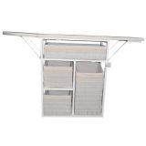 Mueble de plancha Lisboa color blanco con 4 cajones