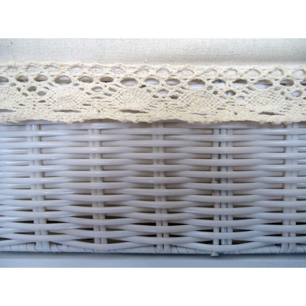 Mueble de plancha Lisboa color blanco con 4 cajones