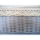 Mueble de plancha Lisboa color blanco con 4 cajones