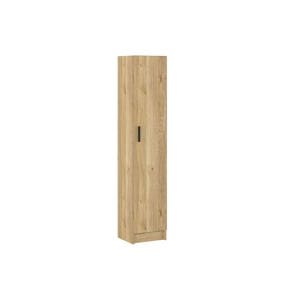 Mueble Multiusos Armario Auxiliar Color Mauvella, 37x180x35 cm