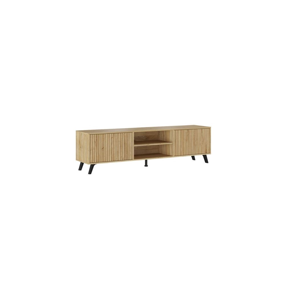 Mueble de TV + 2 Estantes, 2 Compartimentos