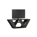 Mueble de TV Moderno con Estantes en Color Antracita 110x30x40 cm - Soporte de TV Elegante para Salón